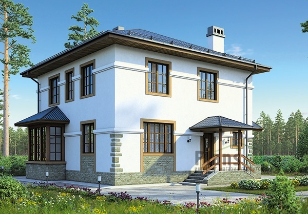 Проекты домов из газобетона и пенобетона до 140-160 кв.м.
